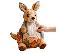 Facial Tissue Holder DIY Kit | Handmade Quilting Animal Design - Quilted Napkin Holder | for Beginner Kitchens Dressers Vanity Nightstands Bathrooms,
