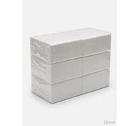 Facial Tissues, 4 Ply, Soft and Strong, 120 Pulls Each, 480 Sheets Total, 195x200mm, Pack of 6