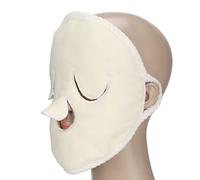 Facial Towel Mask, Hot Compress Facial Steamer Towel Reusable Face Skin Care Towel for Home Beauty Spa Salon (Reusable) Coral Fleece