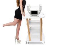 Facial Trolley Beauty Salon Spa Styling Pedestal Rolling Cart Two Shelf ABS Aluminum Elitzia ETTROLLEY5