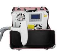 Facial Trolley Eyebrow Tattoo Removal Machine, Professional Laser Beauty Device with Rolling Cart Case, Q-Switch Technology for Permanent Makeup Removal, Tattoo Fading & Pigmentation Treatment