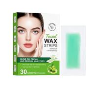 Facial Wax Strips | 30 Sheets Portable Fast Working Long-Lasting | Women Face Upper Lip Waxing,for Mom Wife Daughter Girlfriend Girls Adults Lovers Family
