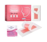 Facial Wax Strips For Hair Removal, New Facial Hair Removal for Women, Waxing Kit for Women's Face, Bikini, Chest, Body, Arms, Legs, Back, 20 Counts Waxing Strips & 4 Oil Wipes