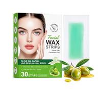 Facial Wax Strips for Women - 30 Sheets Fast Working Long-Lasting Hair Remover Kit | Women Face Upper Lip Waxing - for Mom Wife Daughter Girlfriend Girls Adults Lovers Family