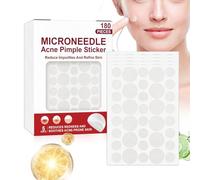 Facial Zit Patches, 180 Piece Scar Care Strips, Home Use with Microneedle Build, Comfortable Patch for Women, Portable Skin Care with Modern Style, Tool for Day Night