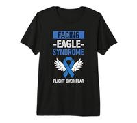 Facing Eagle Syndrome Flight Over Fear - Eagle Syndrome Premium T-Shirt
