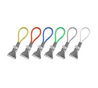 Fackelmann 16091 Tea Towel Clips Yellow, Red, Blue, Green, Grey, White, 2.5 cm