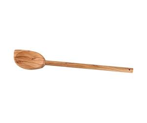 Fackelmann 30cm Olive Wood Pointed Cooking Spoon, Brown, 30 x 7.8 x 1 cm, 30851