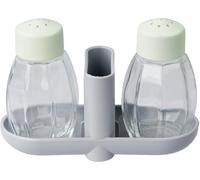 Fackelmann 33040 Salt Shaker/Pepper Shaker/Set/Organic Plastic/Glass