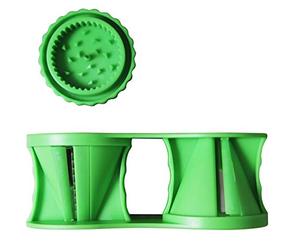 Fackelmann 44115.0 Vegetable Cutter Spiral 2 in1, Multiply, Green