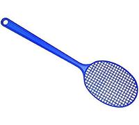 FACKELMANN 44652 Tecno Mini Fly Swatter Insect Protection with Hanging Eye Yellow, Green, Red, Blue Quantity: 1 Piece, Plastic, Random Colour