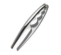 Fackelmann 48218 Premium Nut Cracker, Nutcracker, Nutcracker and Shellfish, Chrome-Plated Steel, Silver, 17.5 x 4 x 1.2 cm