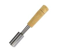 Fackelmann 4901950 Cheese/Vegetable Decorator, Stainless Steel, Brown/Grey, 22.8 x 7.9 x 2.5 cm