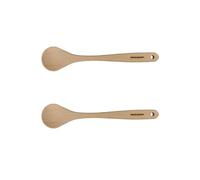Fackelmann 9314350 Kitchen Spoon Set, Wooden Spoon, Kitchen Utensil, FSC Wood, 30 x 6.5 cm