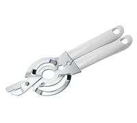 Fackelmann ARCADALINA Jar Opener, Bottle Opener for Arthritic Hands, Easy Use Lid Opener, Anti-Scratch, Dishwasher Safe, Black & White, 34.5x8.5x2cm