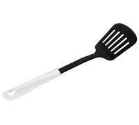 Fackelmann ARCADALINA Slotted Turner, Flipping & Turning, Cooking Spatula, Fish Slice, Burger Flipper, Egg Turner, Anti-Scratch, Non-Stick, Heat-Resistant, Dishwasher Safe, Black & White, 33.5x8x4.5cm