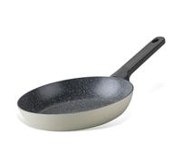 Fackelmann Balance 20cm Frying Pan, Recycled Aluminium, Non-Toxic Non-Stick PFAS Free Ceramic Coating, All Stoves Including Induction, Heat-Resistant Handle, 36.5x20x4cm, Shallow White