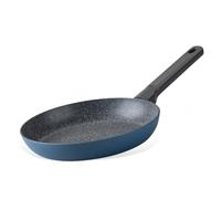 Fackelmann Balance 24cm Frying Pan, Recycled Aluminium, Non-Toxic Non-Stick PFAS Free Ceramic Coating, All Stoves Including Induction, Heat-Resistant Handle, 44x24x4.1cm, Deep Blue