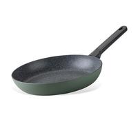 Fackelmann Balance 28cm Frying Pan, Recycled Aluminium, Non-Toxic Non-Stick PFAS Free Ceramic Coating, All Stoves Including Induction, Heat-Resistant Handle, 48x28x5cm, Green Smoke