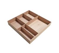 FACKELMANN Bathroom Storage Box Made of Beech Wood, 38 x 4.5 x 37 cm - Stylish and Durable Storage Solution for Any Home