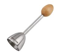 FACKELMANN Egg Topper, High Quality Egg Topper, Peeler for Separating Eggshells, Egg Opener for Boiled Eggs, Durable Opener for Hard and Soft Eggs (Color : Silver-Brown)
