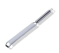 Fackelmann Etched Precision Hand Grater with Stainless Steel Handle, Zester, Razor Sharp Blade, Shredder for Citrus Ginger Truffle Lemon Chocolate Hard Cheese, Fine Blade, Anti-Slip Foot, 34.5x3.5x2cm