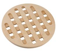 Fackelmann 31085" Fair Beech Trivet Round, Wood, Beige