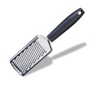 Fackelmann INITIAL Hand Grater, Cheese & Parmesan Shredder, Fine Chocolate Grater, Lemon Citrus & Nutmeg Zester, Durable Sharp Stainless Steel Blade with Plastic Handle 24cm