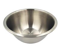 Fackelmann Mixing Bowl 26cm, Stainless Steel, Extra Deep, Food Safe, Baking Cooking Preparing, Large Dish, Fridge & Freezer Safe, Durable & Lightweight, Versatile, Rimmed Nesting Bowls, 3600ml
