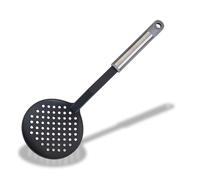 Fackelmann MODE Skimmer, Oil Skimmer & Strainer, Heat-Resistant Plastic Ladle, Colander Straining Spoon, Non-Stick & Anti-Scratch, Deep Fat Frying, Small Holes, 34cm