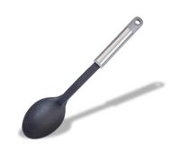 Fackelmann MODE Solid Spoon, Non-Stick Plastic Cooking Spatula, Heat-Resistant Up To 200 Degrees, Utensil for Serving Mixing, Stirring & Serving, Home & Professional, Large Scooping Spoon, 32.5cm