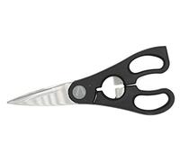 FACKELMANN Multipurpose Kitchen Scissors with Bottle Opener, Stainless Steel, Silver