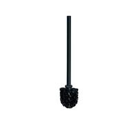 Fackelmann New York Toilet Brush - Toilet Brush in Matt Black - Strong Bristles for Thorough Cleaning - Approximately 7.5 x 37.5 x 7.5 cm