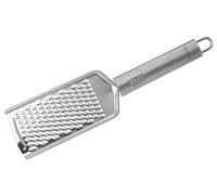 Fackelmann OPAL Hand Grater, Fine Lemon & Lime Zester, Chocolate & Parmesan Grater, Sharp Durable Grating Blade, Stainless Steel, 24x5.5x1.5cm, Silver