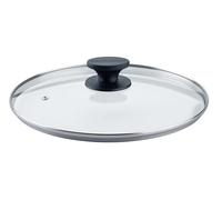 Fackelmann Pan Glass Lid 28 cm - Heat Resistant Bakelite Handle Shadow Black - Universal Pan Lid Ideal for Any Household