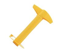 Fackelmann Pineapple Corer, Slicer & Cutter, Plastic, Pineapple Ring Maker Tool, Pineapple spiraliser, Core Remover, Fruit Rings, Fruit Tool, 30x13x9cm, Yellow