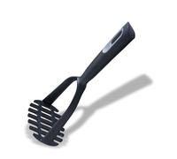 Fackelmann PRO Potato Masher, Multi Functional Food Masher, PBT Function Head, Soft Touch Handle, 27x10.2x7.4cm, Black & Grey