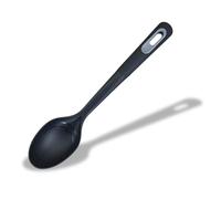 Fackelmann PRO Solid Spoon, Multi Functional Serving Spoon, Cooking Spoon, PBT Function Head, Soft Touch Handle, 35x7x6cm, Black & Grey