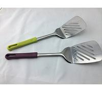 Fackelmann Slotted Turner, Stainless Steel/PP, Black/Silver