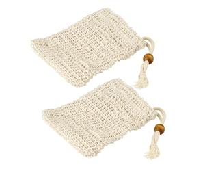 FACKELMANN Soap Bag, Natural, 14 x 9 x 1 cm