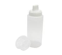 Fackelmann Soft Plastic Dispenser, Ofrenda caños Rectangular, Ideal for Decorating Cake/Savoury Dishes, Transparent