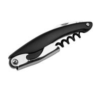 Fackelmann Specter Waiter Corkscrew, Bottle Opener, Plastic Stainless Steel