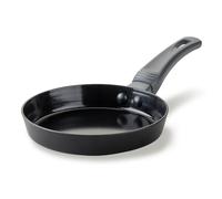Fackelmann STATEMENT 14cm Mini Frying Pan, Recycled Aluminium, Non-Stick PFAS Free Ceramic Coating, Comfort Grip Handle, All Stoves except Induction, 3 Year Guarantee, 26x14x2.5cm, Ash Grey