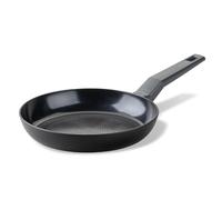Fackelmann STATEMENT 24cm Frying Pan, Recycled Aluminium, Non-Stick PFAS Free Ceramic Coating, Honeycomb Base Structure, Comfort Grip Handle, All Stoves Including Induction, 42.5x24x4.3cm, Ash Grey