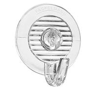 Fackelmann Suction Hooks 2in1 3 Pieces 1,77 Inch, Transparent, 3-Piece