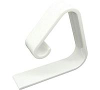 FACKELMANN Tablecloth Clip Plastic White and Transparent Not Selectable 5.5 cm