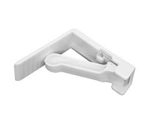 Fackelmann Tablecloth Clips Set, White, 2.17 x 2.17-Inch, 4-Piece