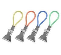 Fackelmann Tea Towel Clips Set of 4 5.5 cm 4 Colours