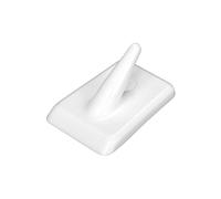 Fackelmann Tecno Hooks Stickers, Plastic, white