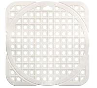 Fackelmann Tecno Sink Mat, plastic sink insert, can be cut to size Colour: grey, white - not freely selectable, Quantity: Pack of 1.